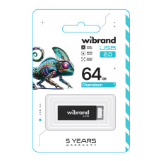 USB Flash Drive Wibrand 64gb Chameleon Красный