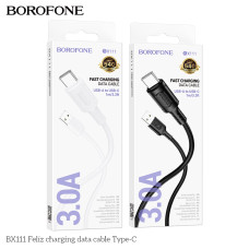 USB Borofone BX111 Type-C 3A Белый