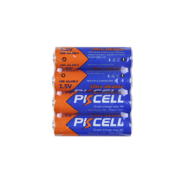 Батарейки PKCELL 1.5V AA/LR6, 4 шт shrink AA