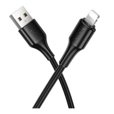 Кабель USB Hoco X120 Lightning 2.4A Чорний