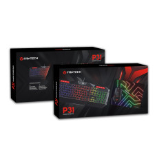 Игровой Комплект 3в1 FANTECH P31 (Клавиатура, Мышь, Коврик) Черный