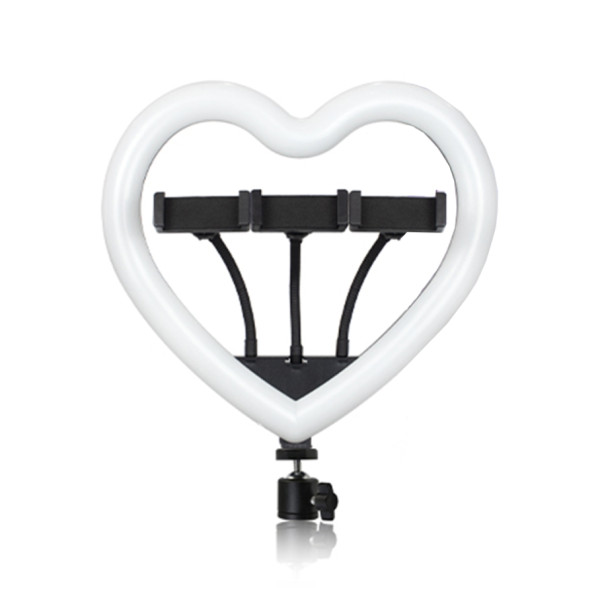 Лампа RGB JM33-13 33cm (Heart Style) з трьома тримачами Чорний