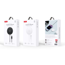 Бездротовий Зарядний Пристрій XO CX022 Magnetic 15W 1.2M Бiлий
