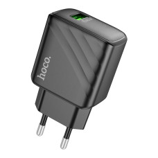 Сетевое Зарядное Устройство Hoco CS21A 1USB QC 18W Черный