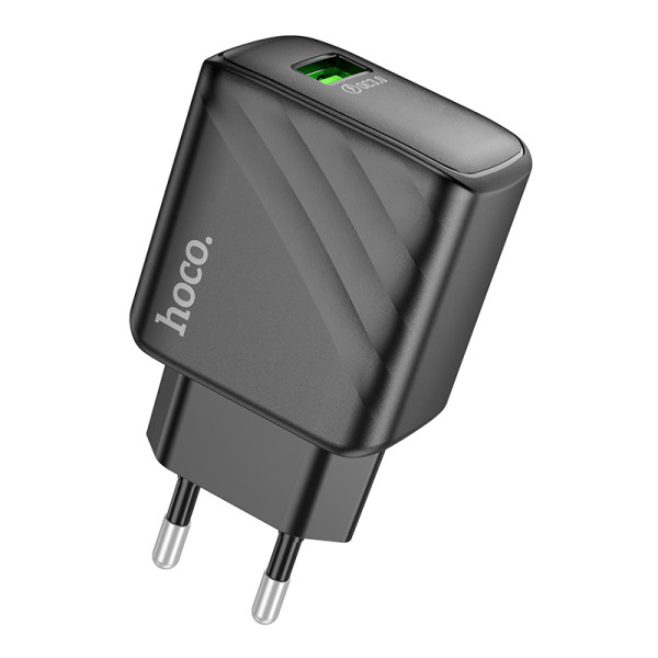 Сетевое Зарядное Устройство Hoco CS21A 1USB QC 18W Черный