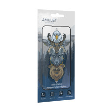 Защитное стекло AMULET 2.5D HD Antistatic for Realme C53/C51/C63/C61 Черный
