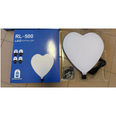 LED Панель RL-500 33cm (Heart Style) Remote Чорний