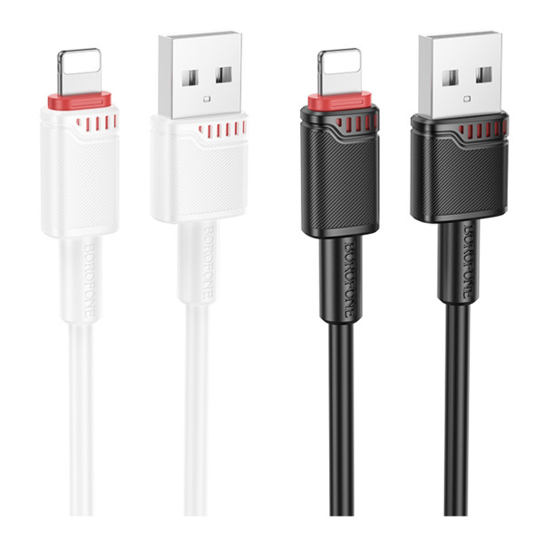 Кабель USB Borofone BX110 Lightning 2.4A Чорний