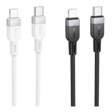 Кабель Hoco X109 Silicone Type-C to Lightning PD27W Бiлий