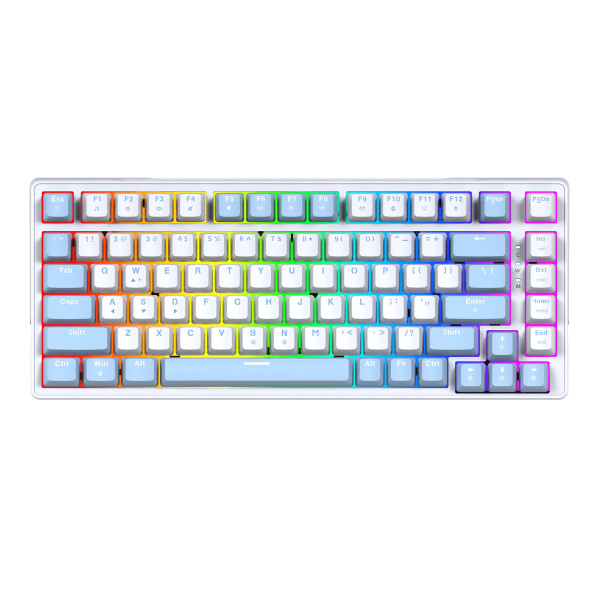 Клавіатура Ігрова FANTECH ATOM X83 MK612 AME Taro Switch Білий