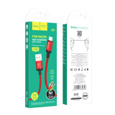 USB Hoco X89 Wind Micro 2.4A Красный