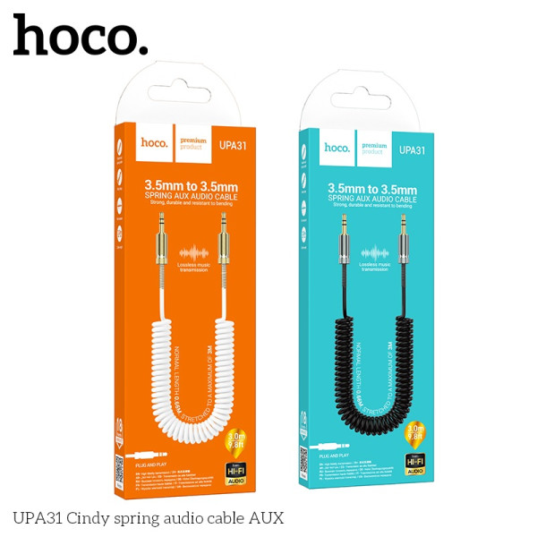 Aux Hoco UPA31 Spring 3m Черный
