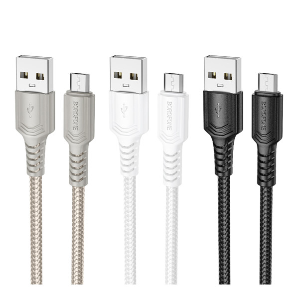 USB Borofone BX116 Micro 2.4A Черный