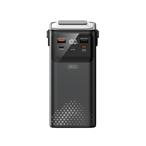 Power Bank XO PR287 PD20W+QC22.5W Four Cables + Lighting Fast Charging 80000mAh Черный