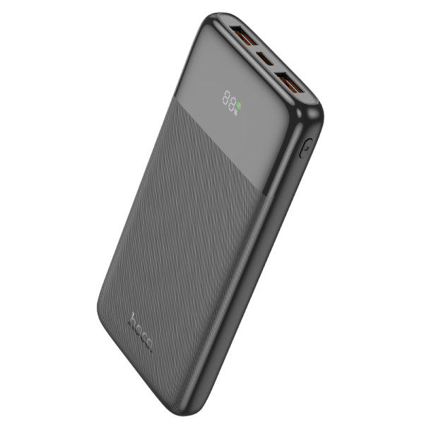 Power Bank Hoco J121 Fast 22.5W+PD20W fully compatible with digital display 10000 mAh Черный