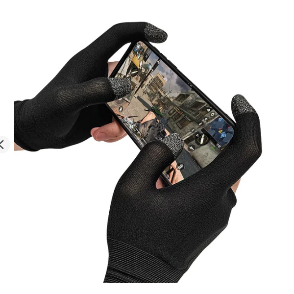 Ігрові рукавички For two fingers Чорний