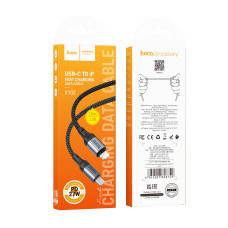 USB Hoco X102 Type-C to Lightning PD27W Черный