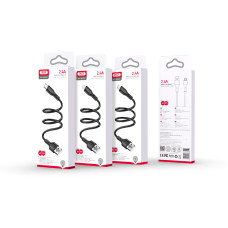 USB XO NB230 Rock Series Type-C 3A Мятая упаковка Белый