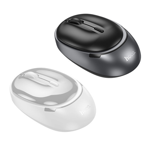 Wireless Мышь Hoco GM34 Nuevo dual mode (2.4G + Bluetooth (3.0+5.2)) Белый