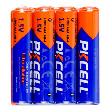 Батарейка щелочная PKCELL 1.5V AAA/LR03, 4 штуки shrink (PC/LR03-4S) ААА