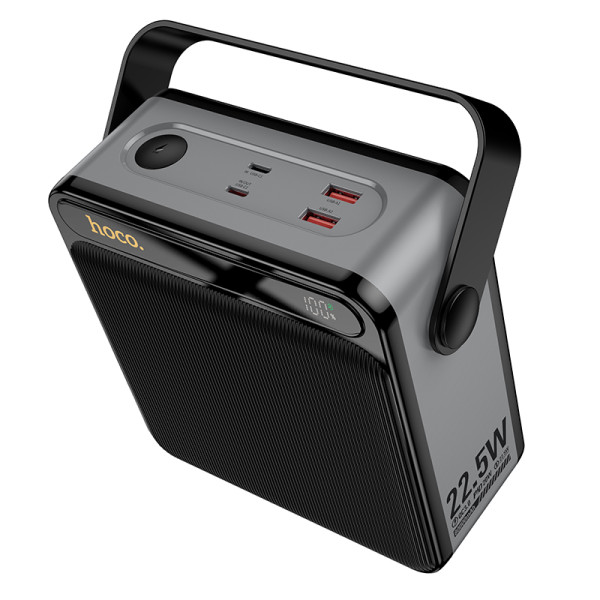 Універсальна Мобільна Батарея Power Bank Hoco J161 22.5W+PD20W with lighting 80000mAh Чорний