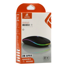 Wireless Мышь JEQANG JW-AP03 мятая упаковка Цвет Черный