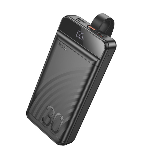 Power Bank Hoco J123B Element 22.5W+PD20W with digital display 30000 mAh Черный