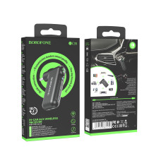 Модулятор Borofone BC35 Wideway car AUX BT receiver Черный