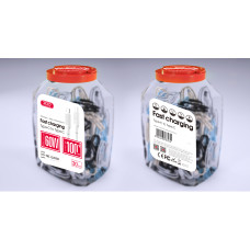 Кабель USB XO-Q265B Type-C to Type-C 60W (30pcs/bottle) Чорний/Білий/Блакитний/Рожевий