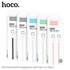 USB Hoco X104 Source 60W Type-C to Type-C Зеленый
