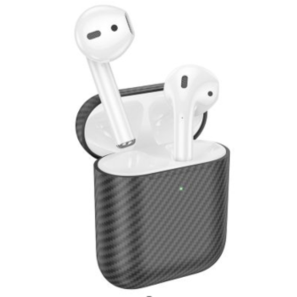 Блютуз Стерео Гарнитура Borofone BW01 Plus TWS (carbon version) Черный