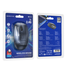 Wireless Мышь Borofone BG13 Winner 2.4G + Bluetooth Черный