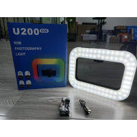 Студійна LED Лампа RGB U200 8000mAh Чорний