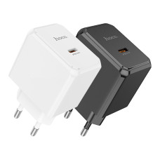Сетевое Зарядное Устройство Hoco CS13A 1USB-C PD/QC 20W Черный