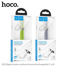 USB Hoco GH5 Type-C to Lightning PD20W 0.22m Синий