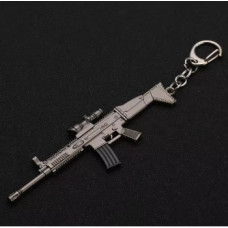 Брелок Зброя-SCAR-L Сірий