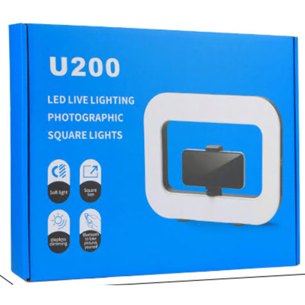 Студійна LED Лампа U200 8000mAh Чорний
