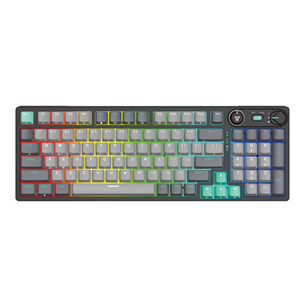 Клавіатура Ігрова бездротова FANTECH ATOM PRO96 MK914 MERCURY Blue Switch Черный
