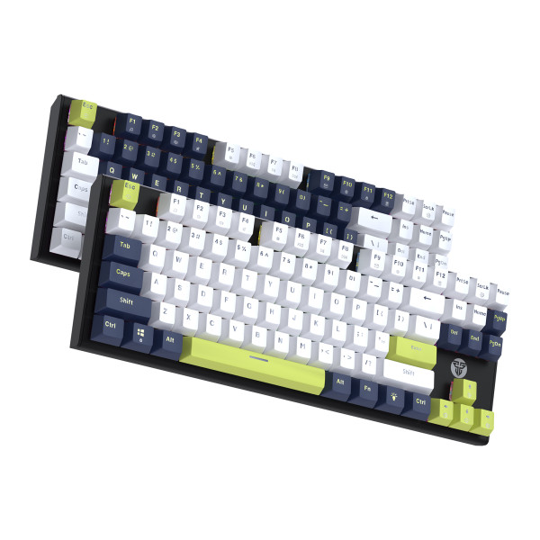 Клавіатура Ігрова FANTECH ATOM87S MK877S Mori Blue Switch Білий