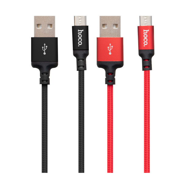 Кабель USB Hoco X14 Times Speed Micro Чорний