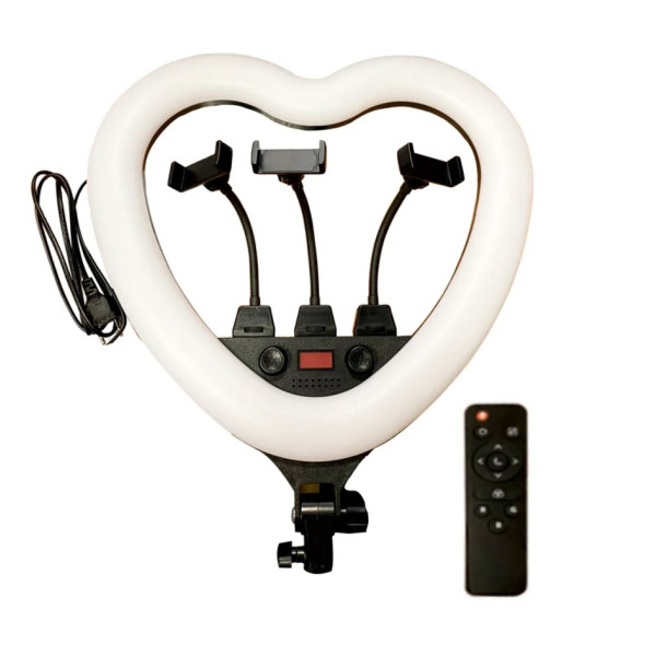 Лампа RGB MJ48 48cm Remote (Heart Style) мятая упаковка Черный
