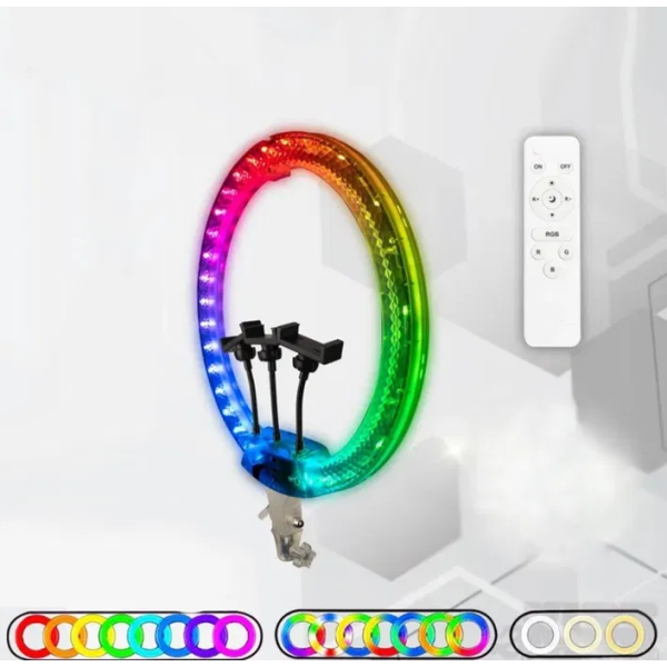 Лампа RGB Crystal 3D-56 56cm Remote Прозорий