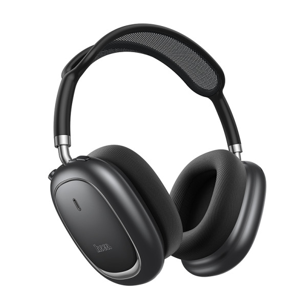 Bluetooth Стерео Гарнітура Hoco W68 ANC (APP) Темно-сірий