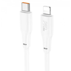 USB Hoco X93 Force PD20W Type-C to Lightning 2M Белый