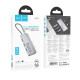 USB Hub Hoco HB50 Type-C 5-in-1 (HDTV+PD+USB3.0*3) Цвет Серый