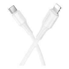 Кабель USB Hoco X120 Type-C to Lightning PD27W Білий