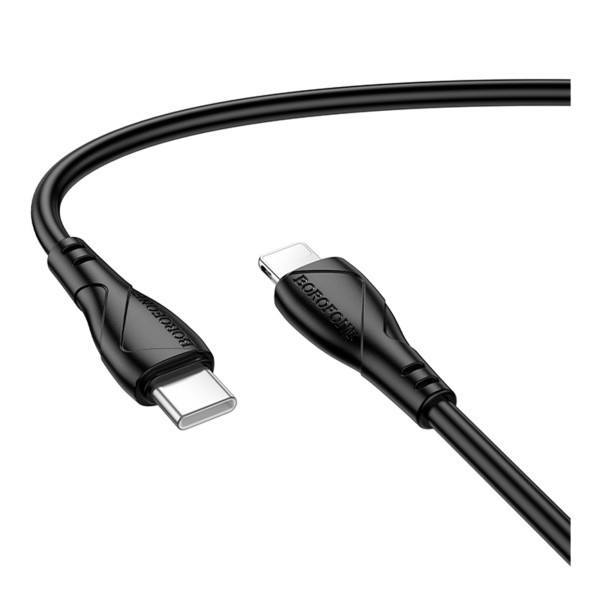 USB Borofone BX121 Type-C to Lightning PD27W Черный