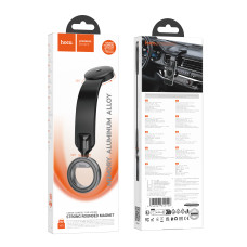 Автотримач Hoco H71 Magnetic Ring Чорно-Сiрий