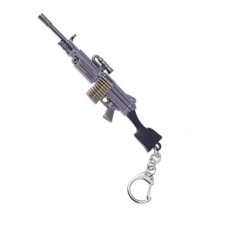 Брелок Зброя-M249 Сірий