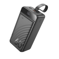 Power Bank Hoco J123C Element 22.5W+PD20W with digital display 60000 mAh Черный